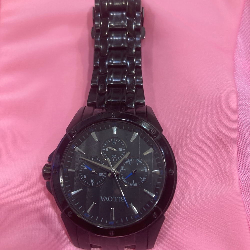 Bulova Dark Tone Timepiece